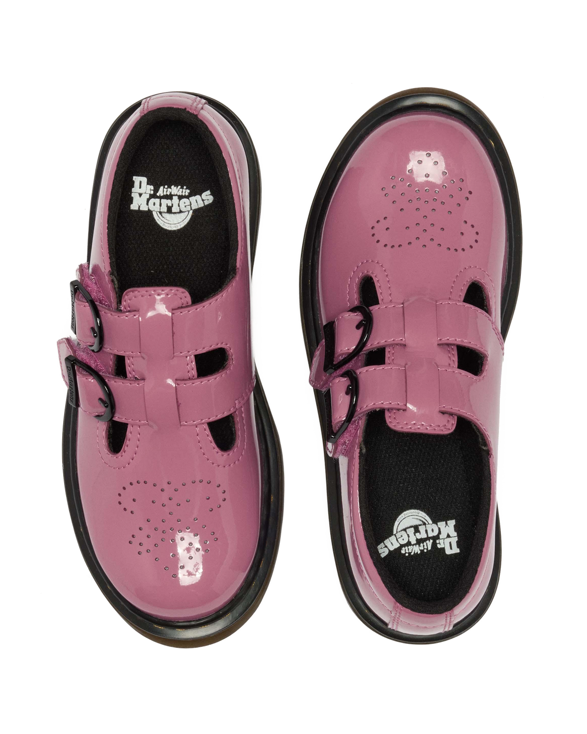 Junior 8065 Mary Jane Patent Lamper Shoes in DMs Pink