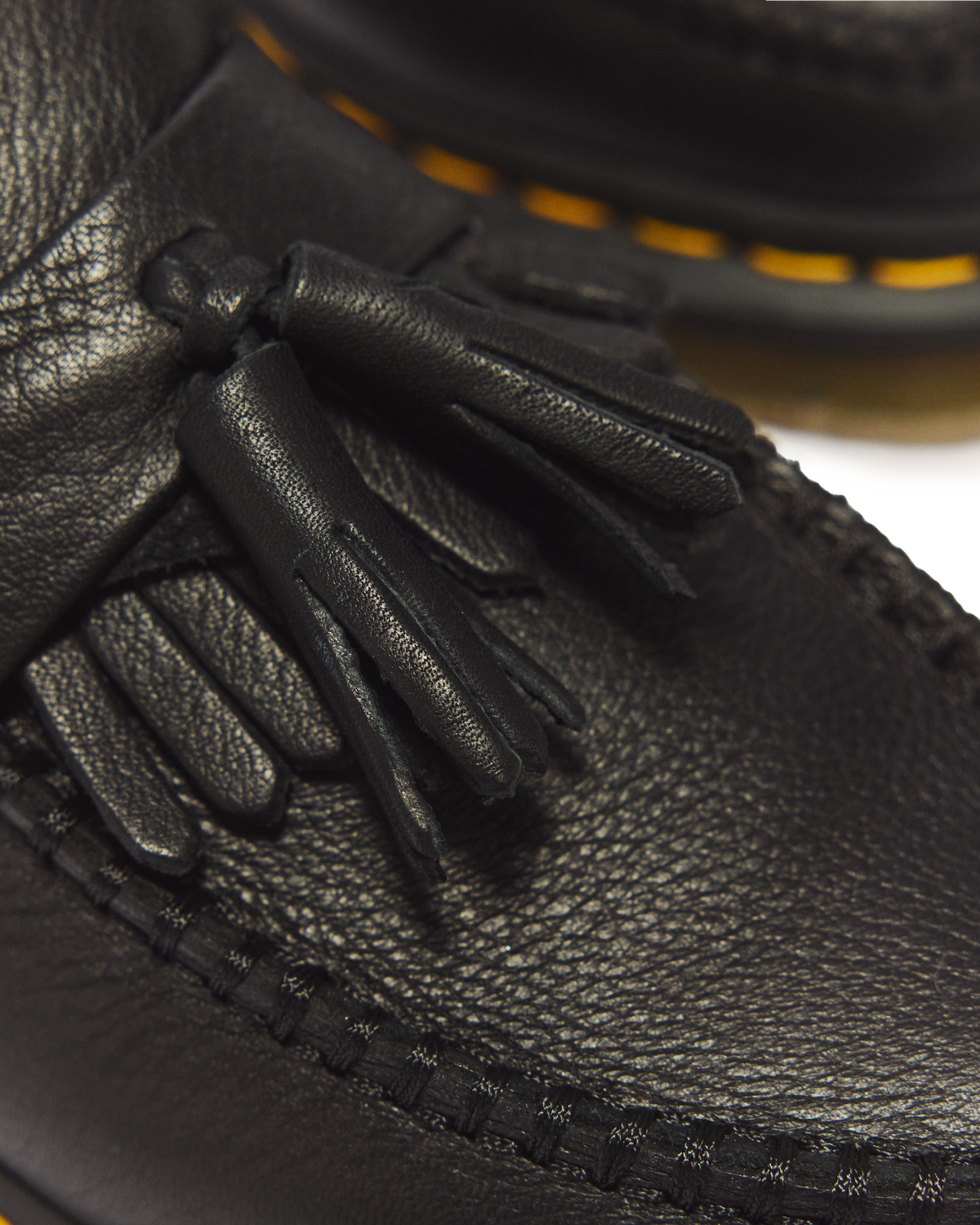 Adrian Women's Virginia Leather Tassel Loafers in Black