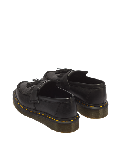 Adrian Women's Virginia Leather Tassel Loafers in Black