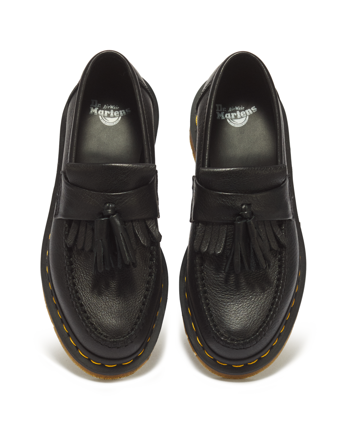 Adrian Women's Virginia Leather Tassel Loafers in Black