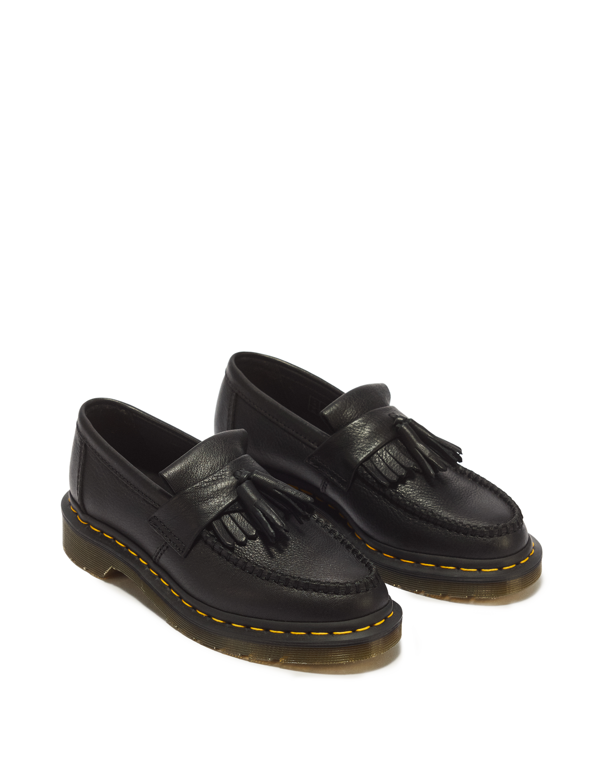 Adrian Women's Virginia Leather Tassel Loafers in Black