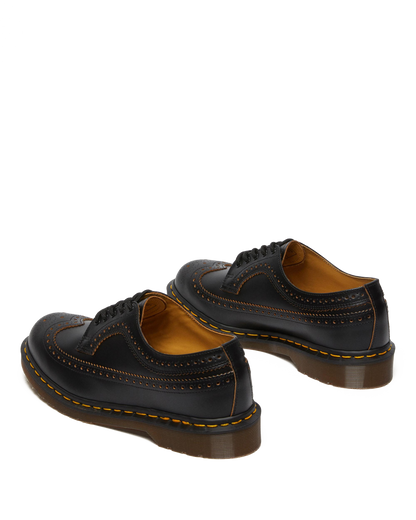 3989 Vintage Made In England Brogue Shoes in Black