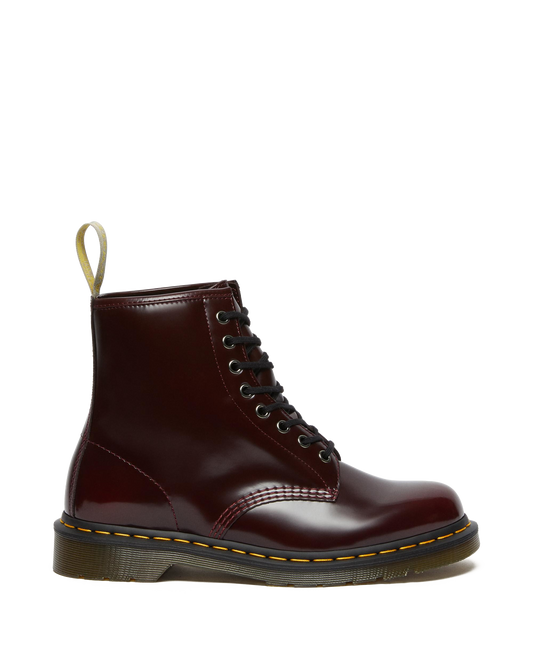 Vegan 1460 Lace Up Boots in Cherry Red