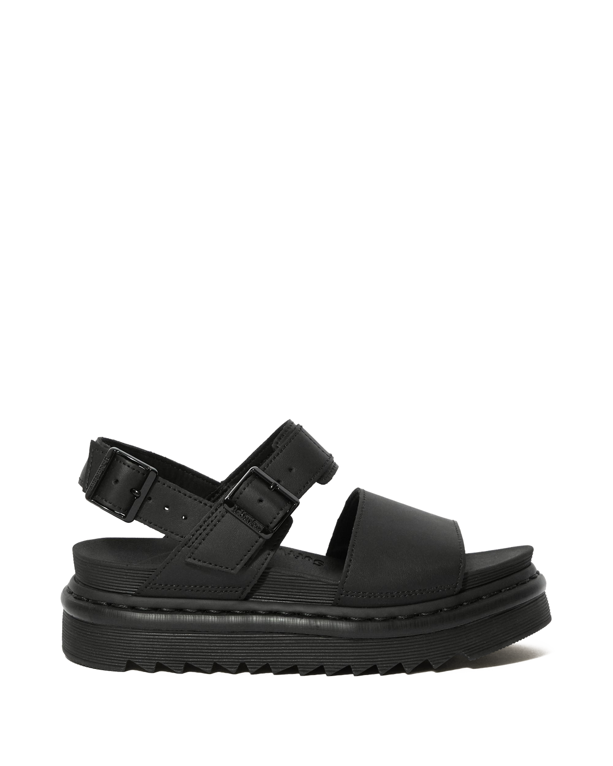Voss Women's Leather Strap Sandals in Black