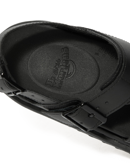 Voss Women's Leather Strap Sandals in Black