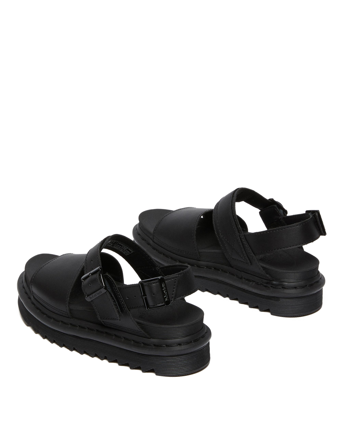 Voss Women's Leather Strap Sandals in Black
