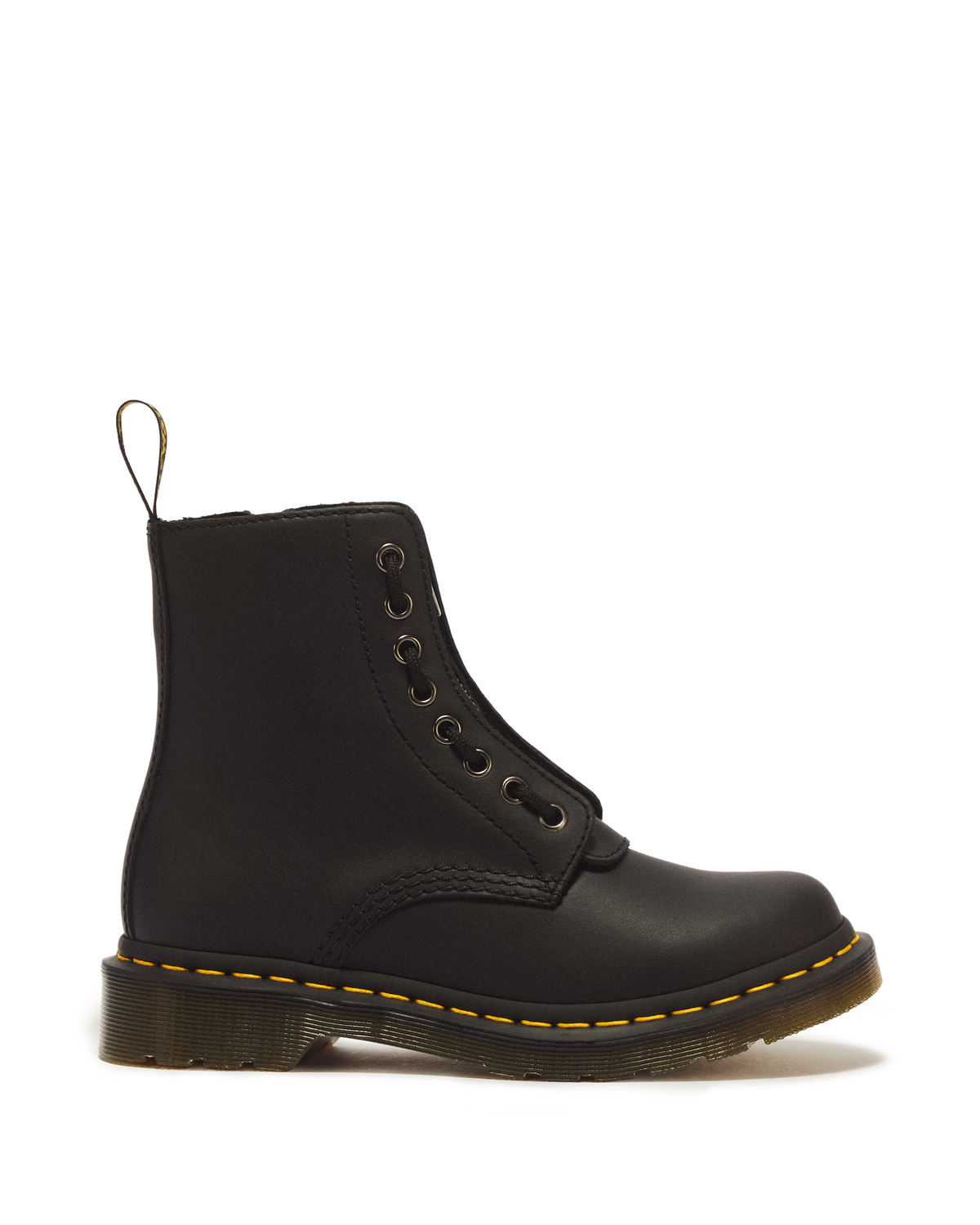 1460 Women's Pascal Nappa Zipper Boots in Black