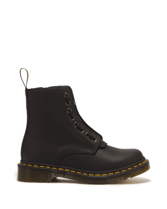1460 Women's Pascal Nappa Zipper Boots in Black