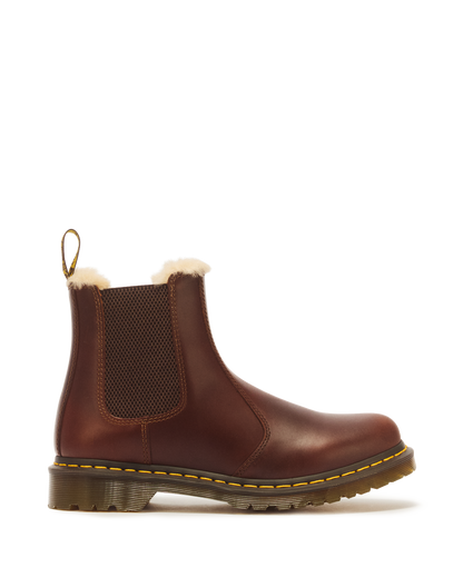 2976 Women's Faux Fur Lined Chelsea Boots in Butterscotch