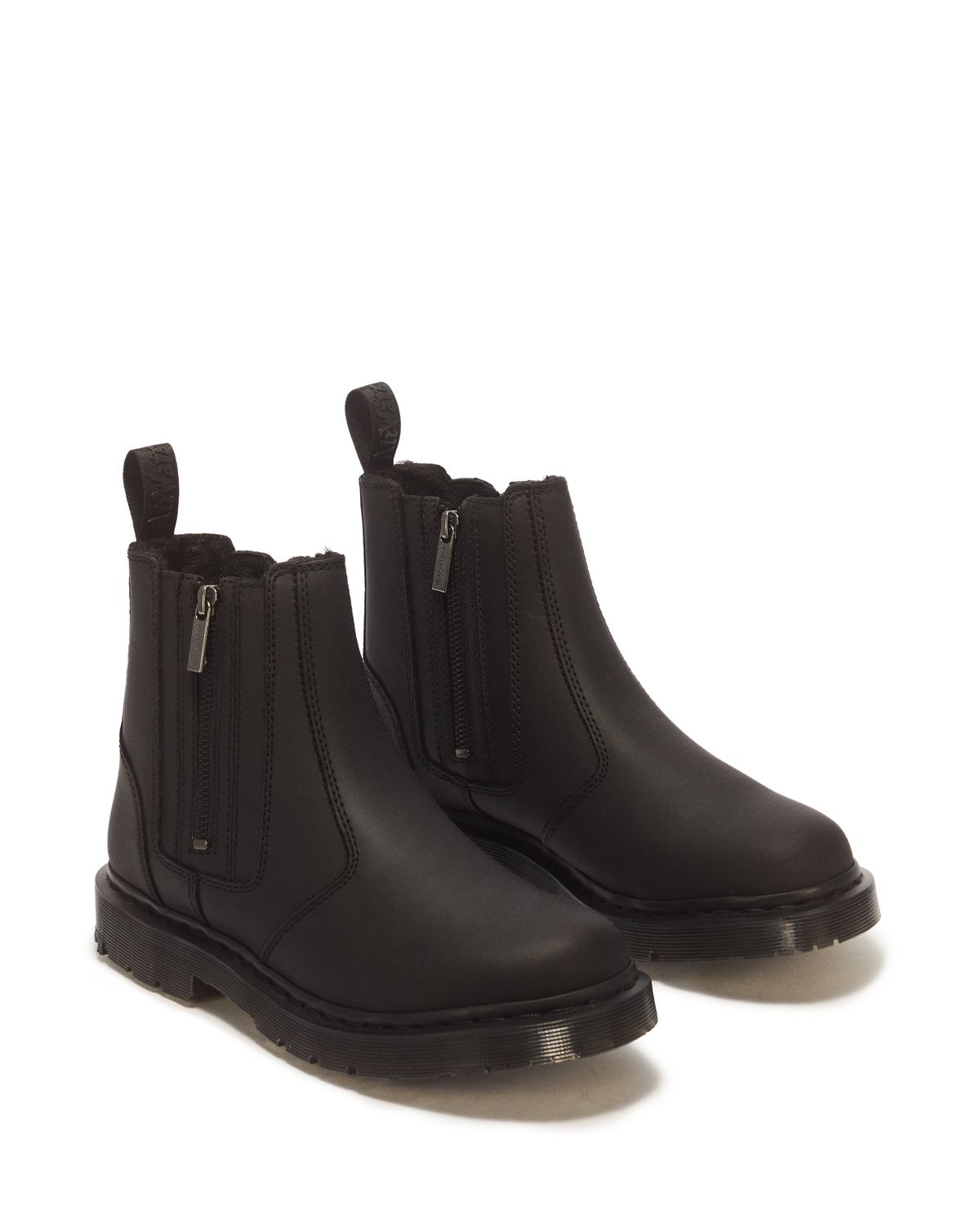 2976 Women's DM's Wintergrip Zip Chelsea Boots in Black
