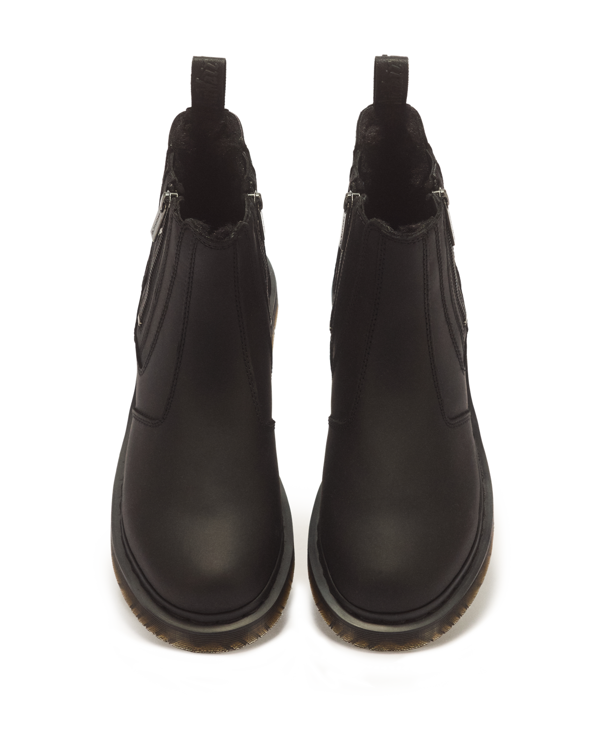 2976 Women's DM's Wintergrip Zip Chelsea Boots in Black
