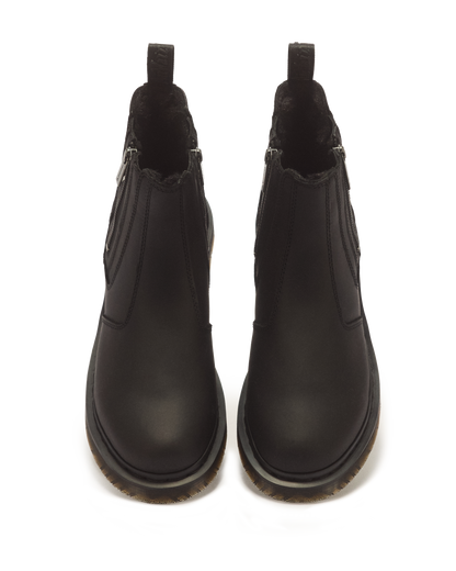 2976 Women's DM's Wintergrip Zip Chelsea Boots in Black