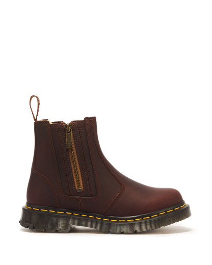2976 Women's DM's Wintergrip Zip Chelsea Boots in Brown
