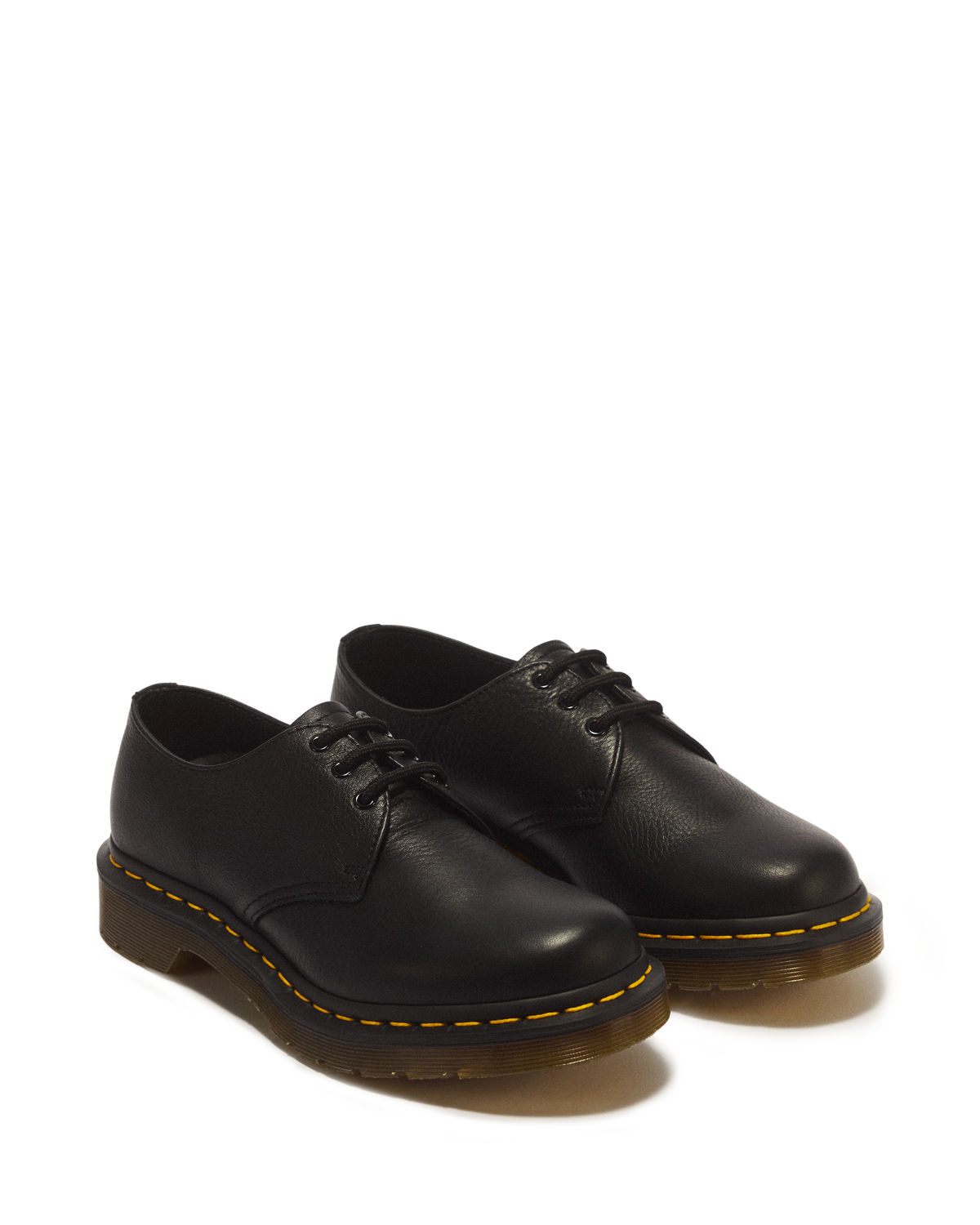 1461 Women's Virginia Leather Oxford Shoes in Black