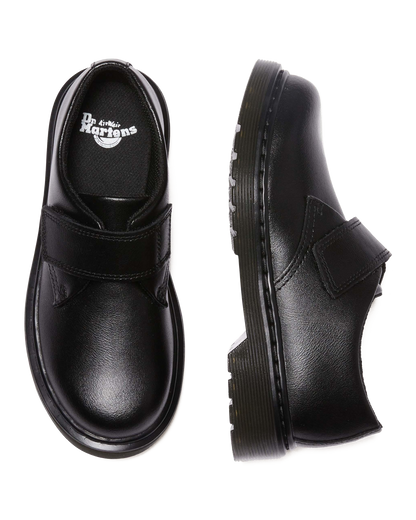 Junior Kamron Velcro Oxford Shoes in Black