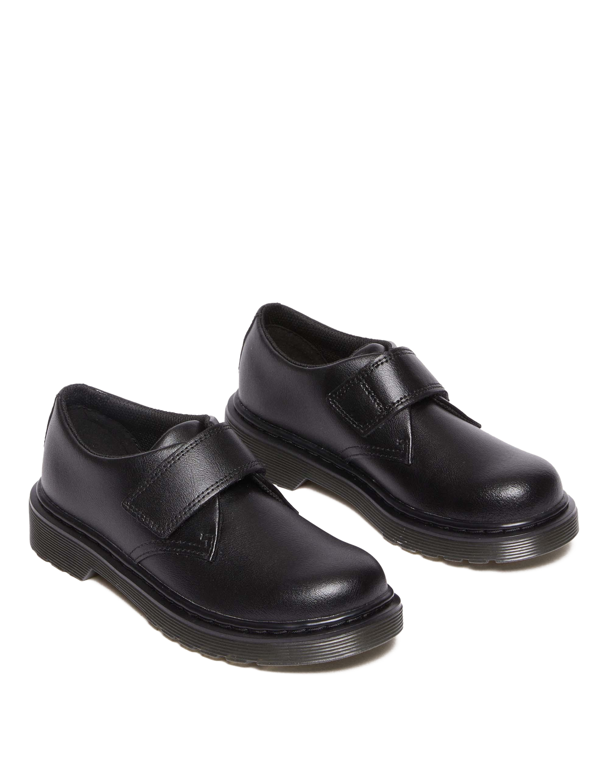 Junior Kamron Velcro Oxford Shoes in Black