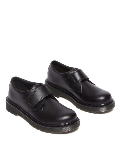 Junior Kamron Velcro Oxford Shoes in Black