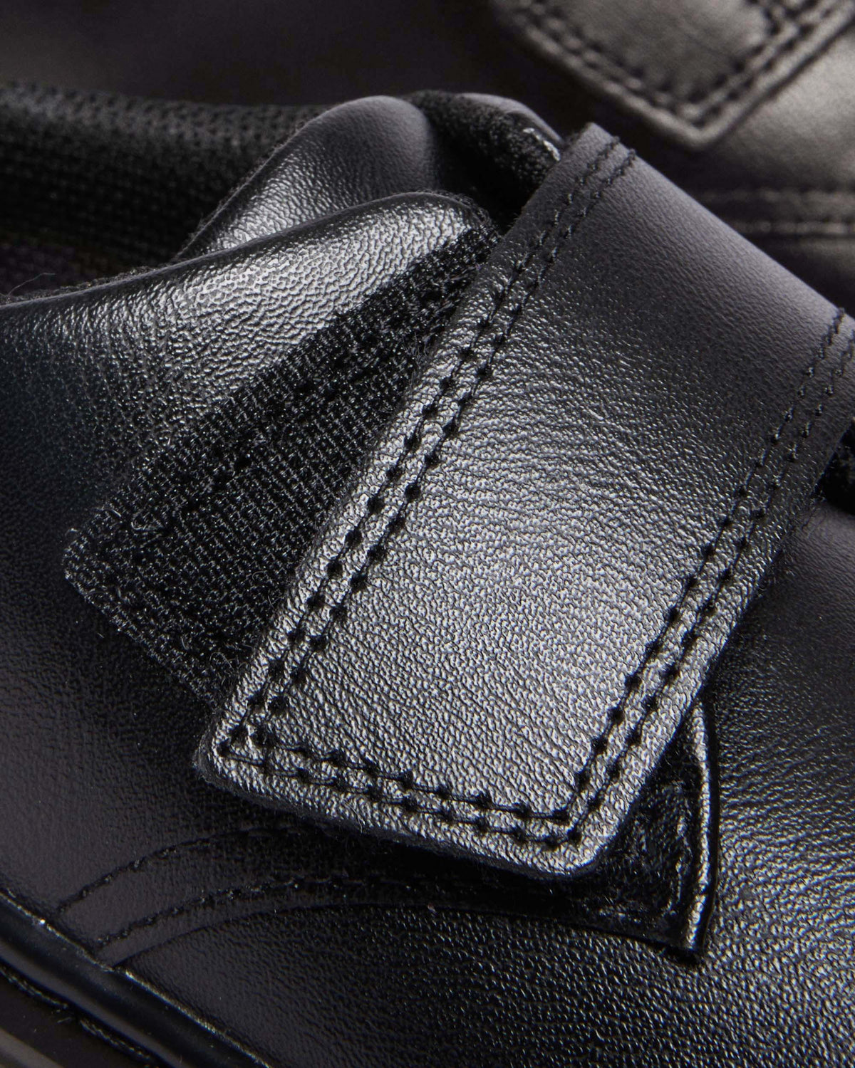 Junior Kamron Velcro Oxford Shoes in Black