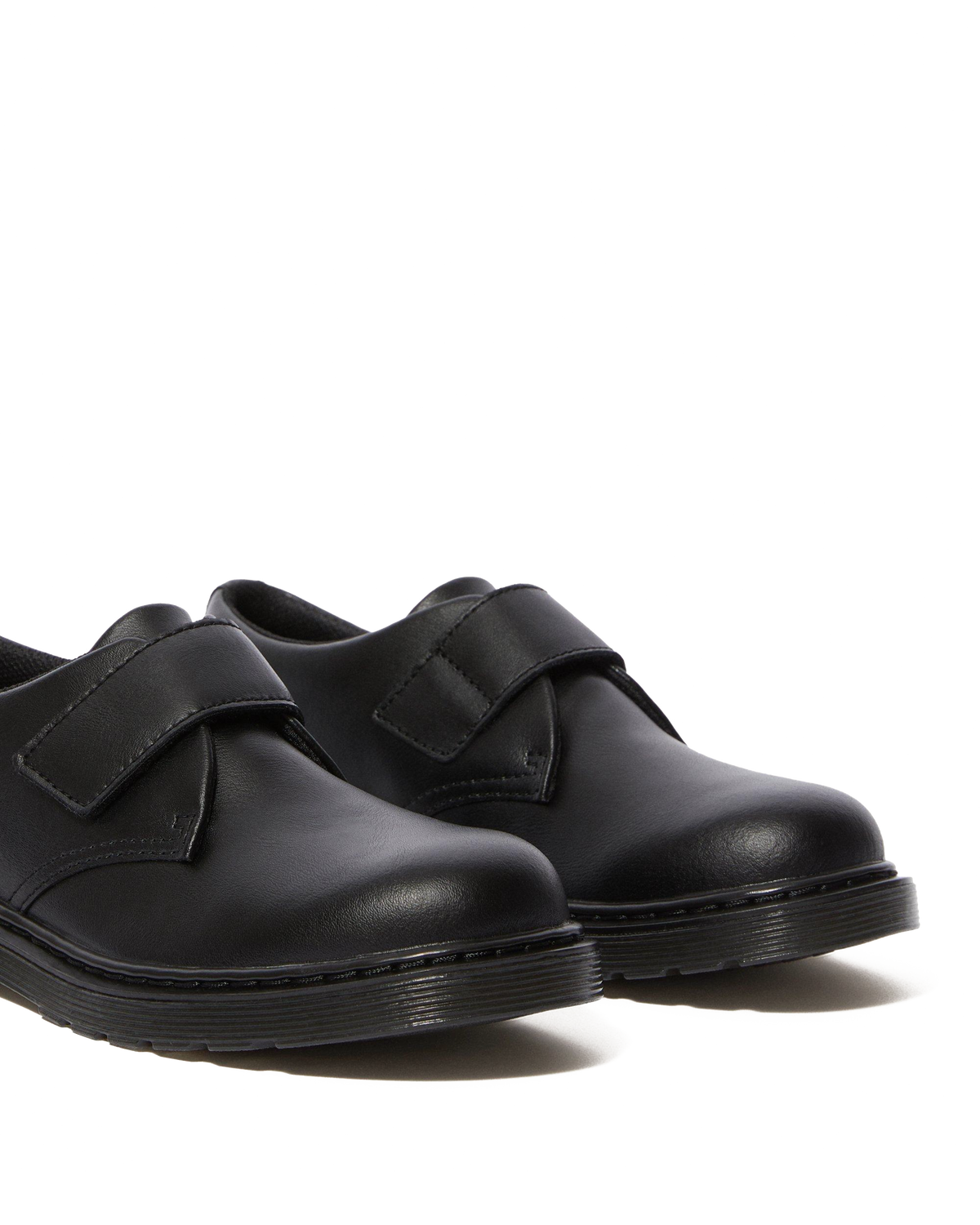 Youth Kamron Velcro Oxford Shoes in Black