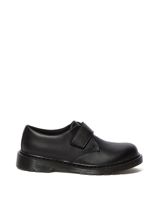 Youth Kamron Velcro Oxford Shoes in Black