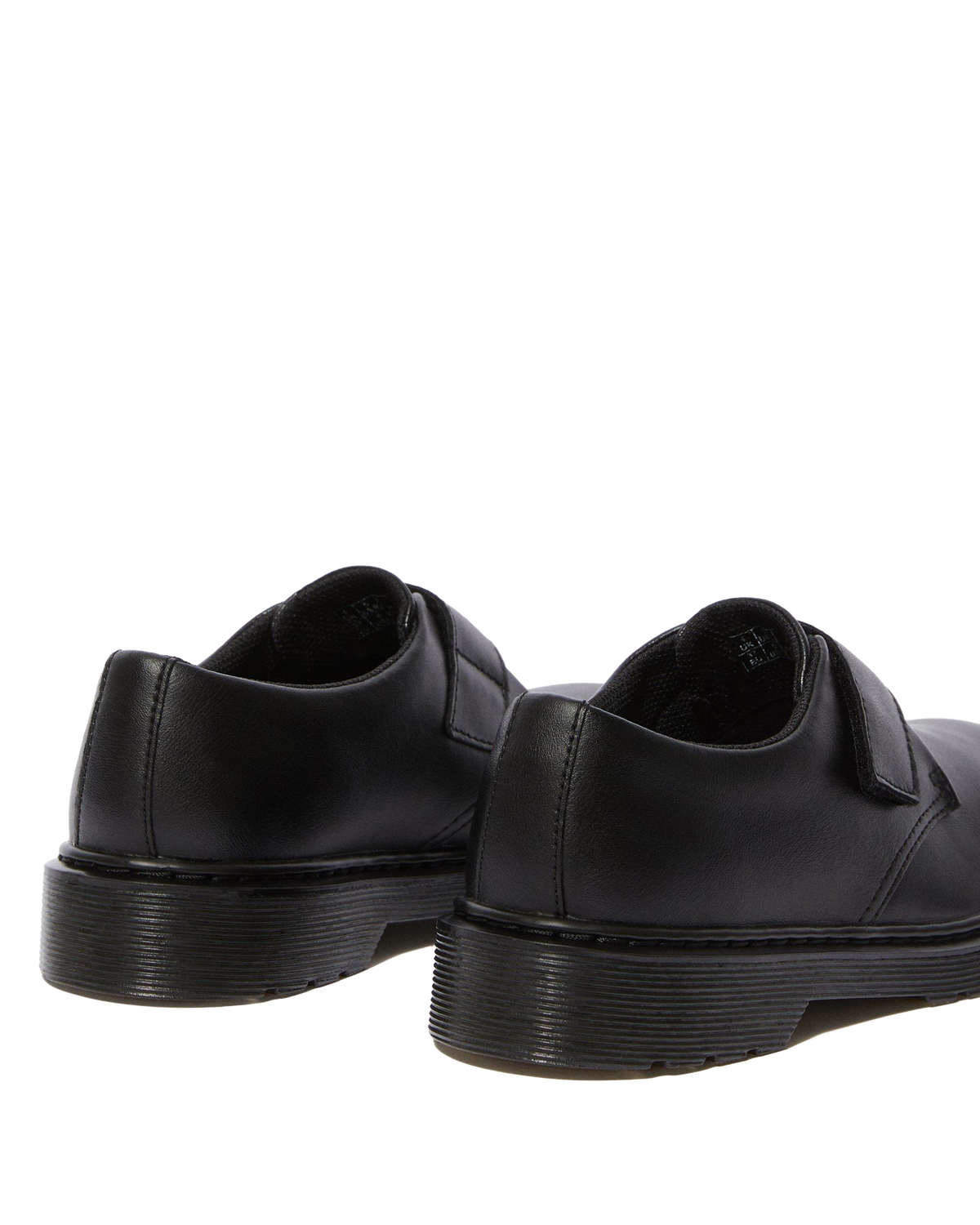 Youth Kamron Velcro Oxford Shoes in Black