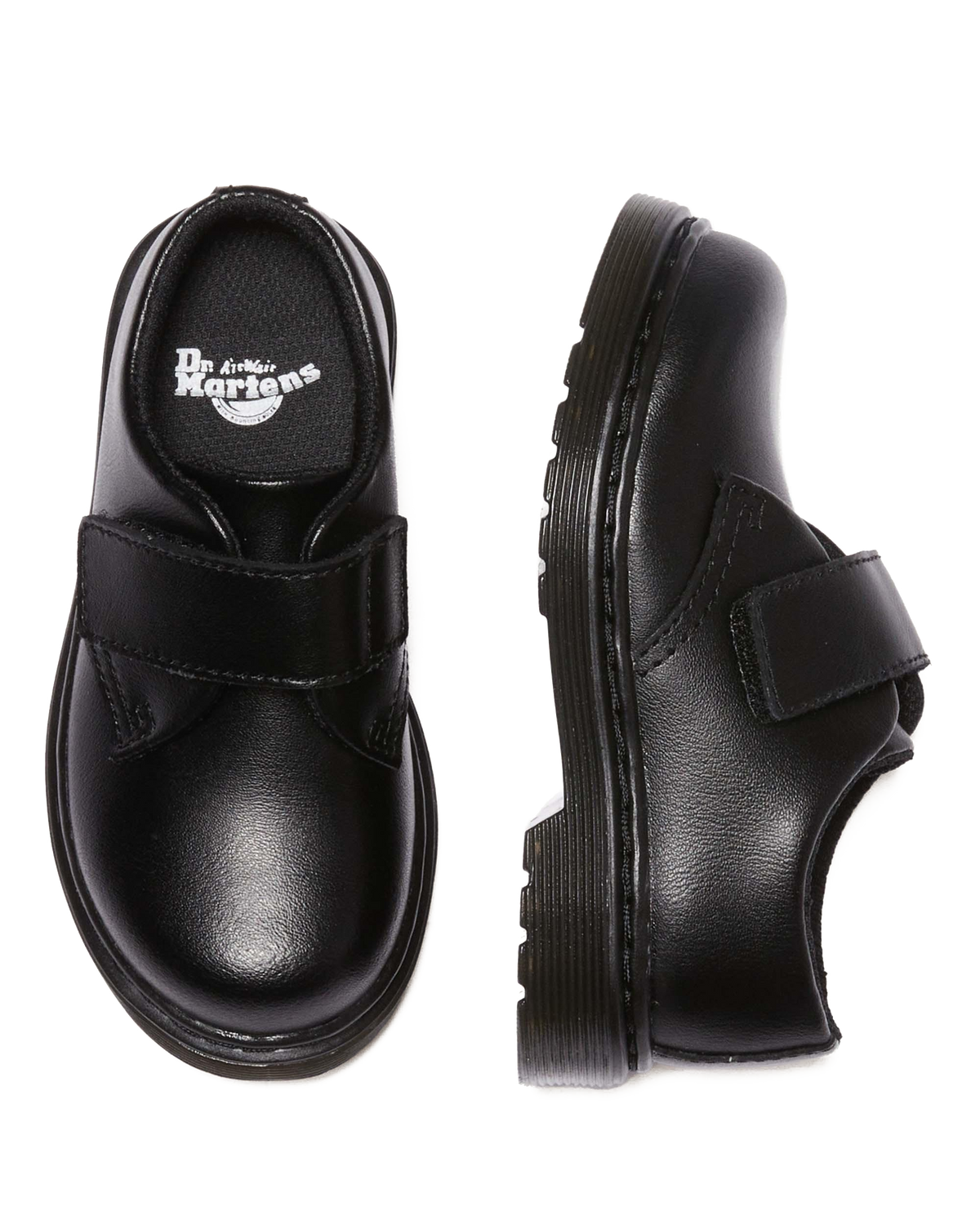 Infant/Toddler Kamron Velcro Oxford Shoes in Black