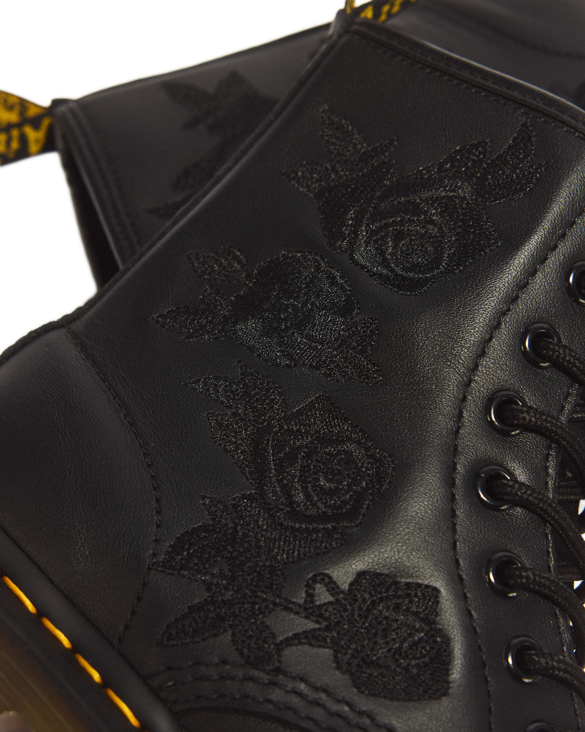 1460 Vonda Mono Women's Floral Boots in Black
