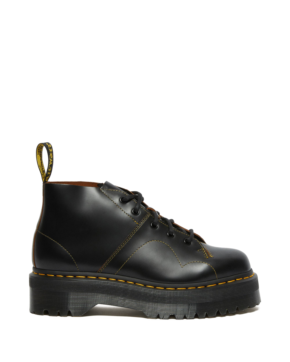 Church Platform Monkey Boots in Black
