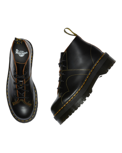 Church Platform Monkey Boots in Black