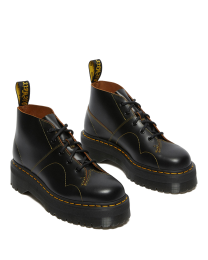 Church Platform Monkey Boots in Black