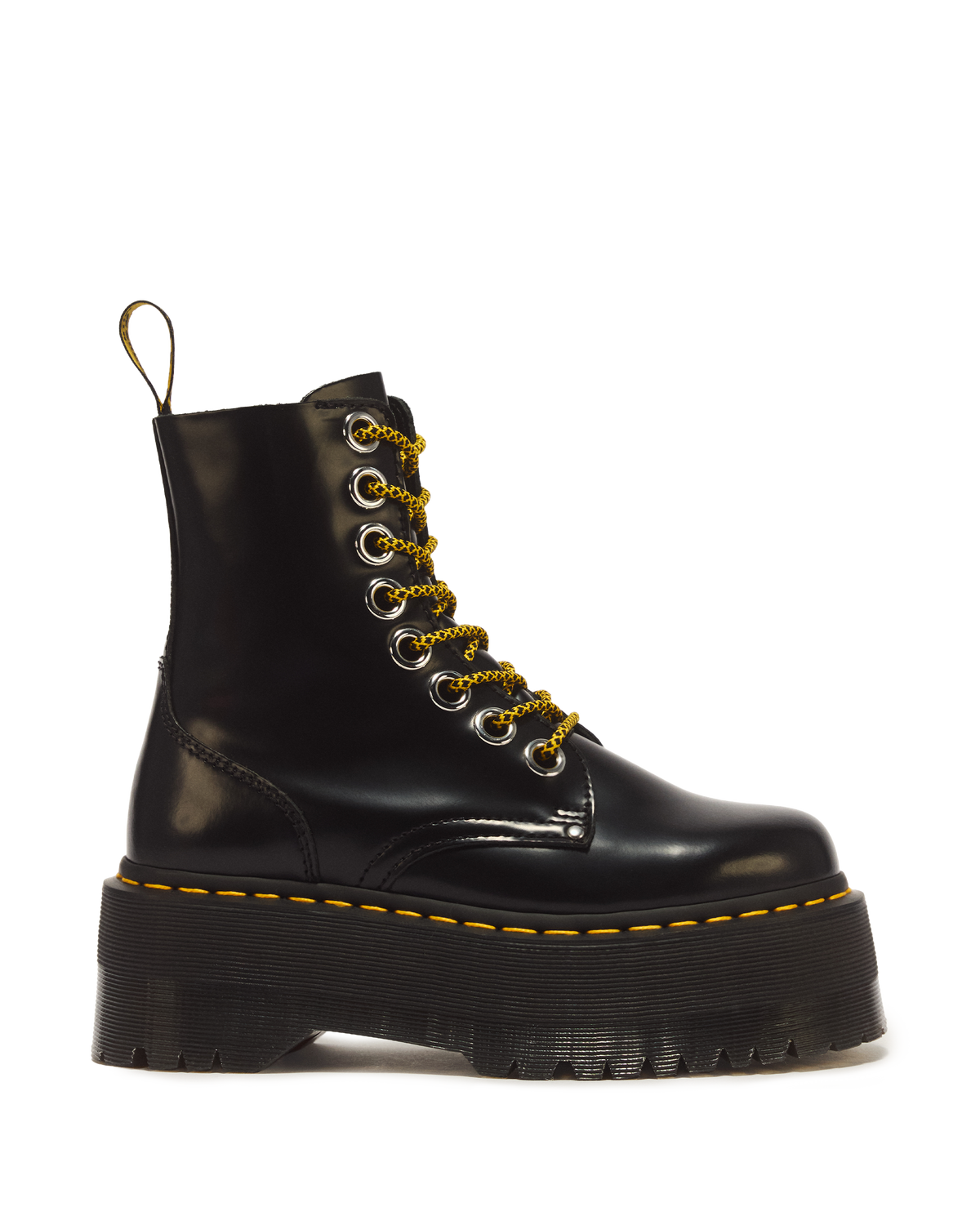 Jadon Max Boot Women's Platforms in Black Buttero