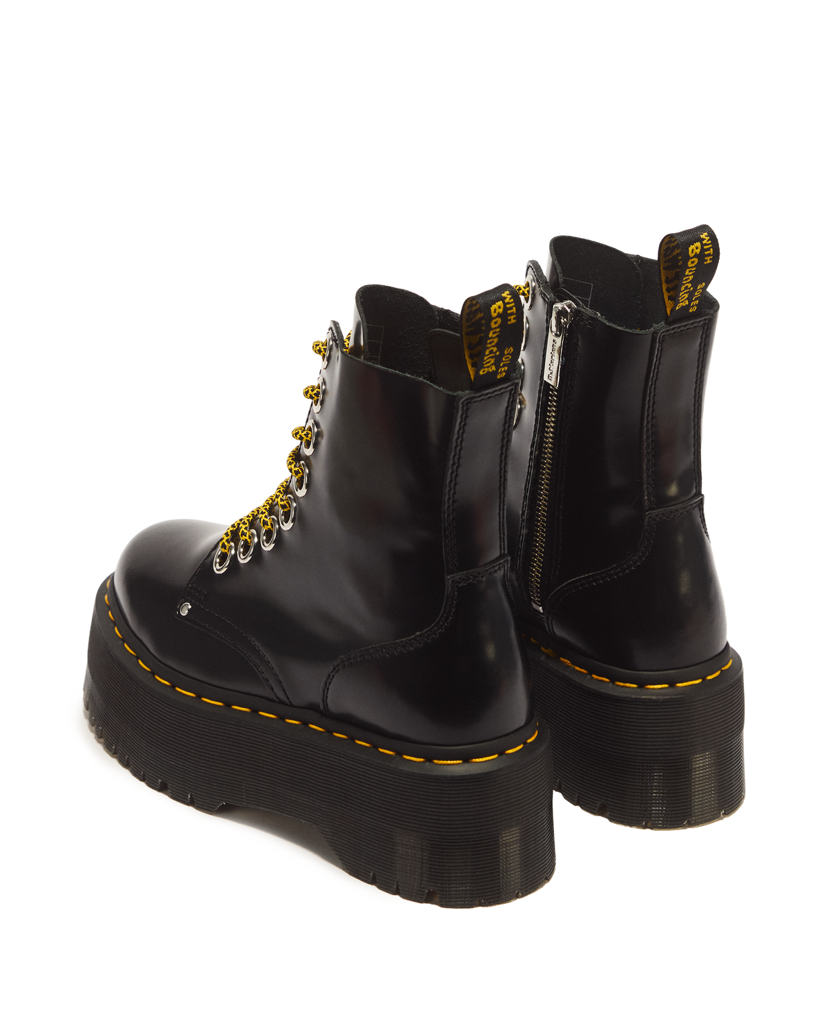 Jadon Max Boot Women's Platforms in Black Buttero