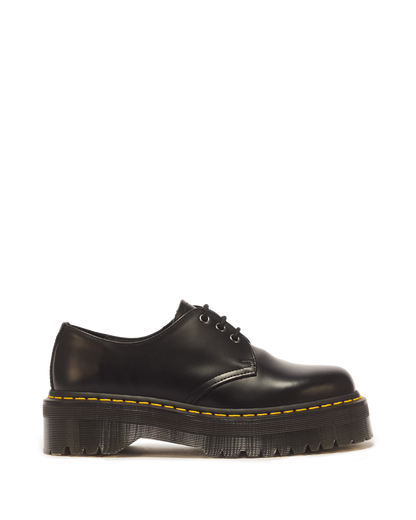 1461 Smooth Leather Platform Shoes in Black