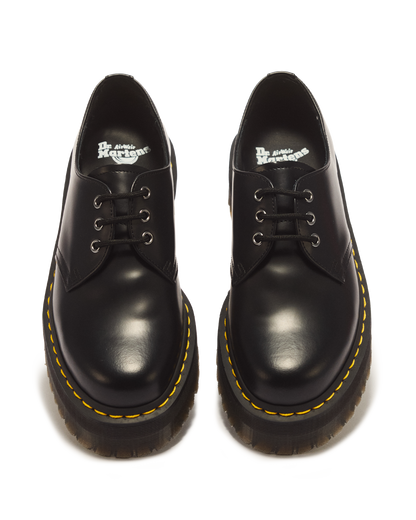 1461 Smooth Leather Platform Shoes in Black