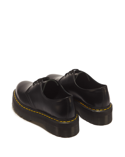 1461 Smooth Leather Platform Shoes in Black