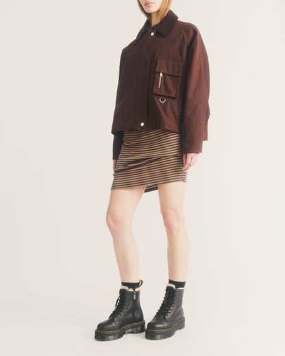 Jadon Boot Leather Faux Fur Lined Platforms in Black