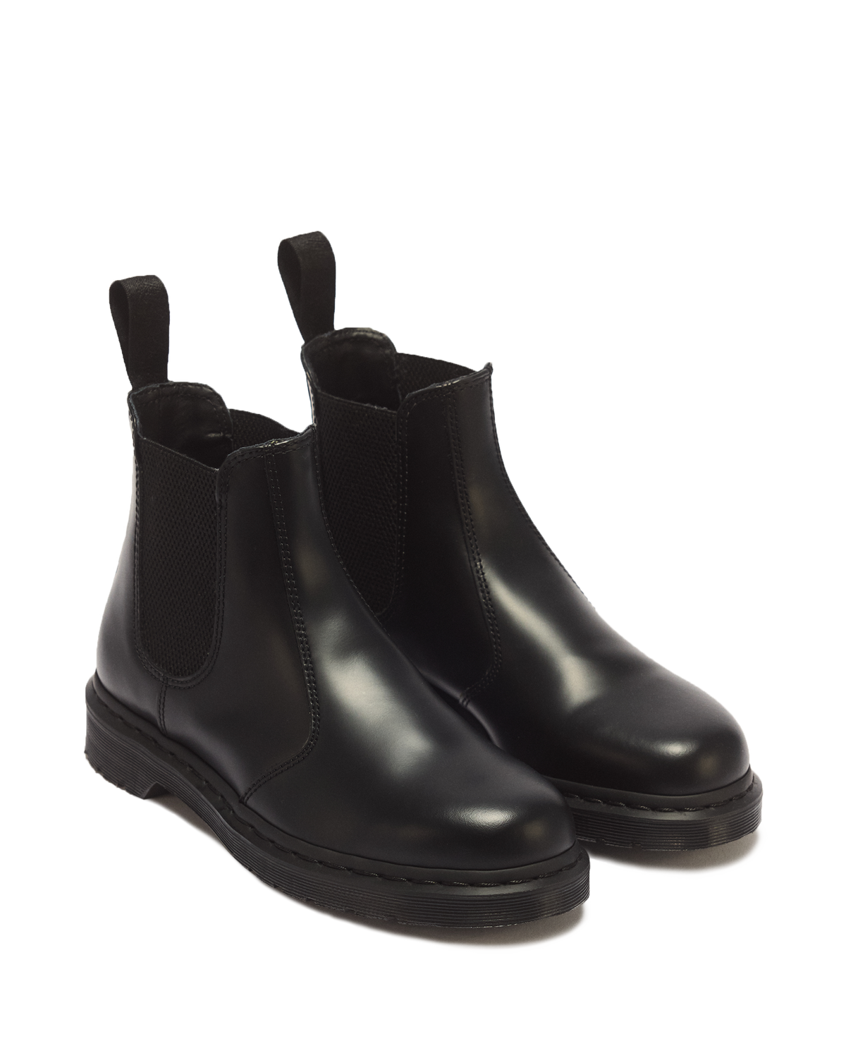 2976 Mono Smooth Leather Chelsea Boots in Black