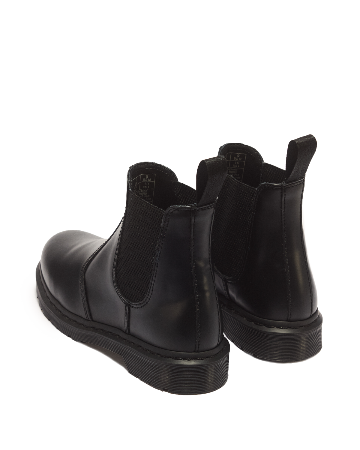 2976 Mono Smooth Leather Chelsea Boots in Black