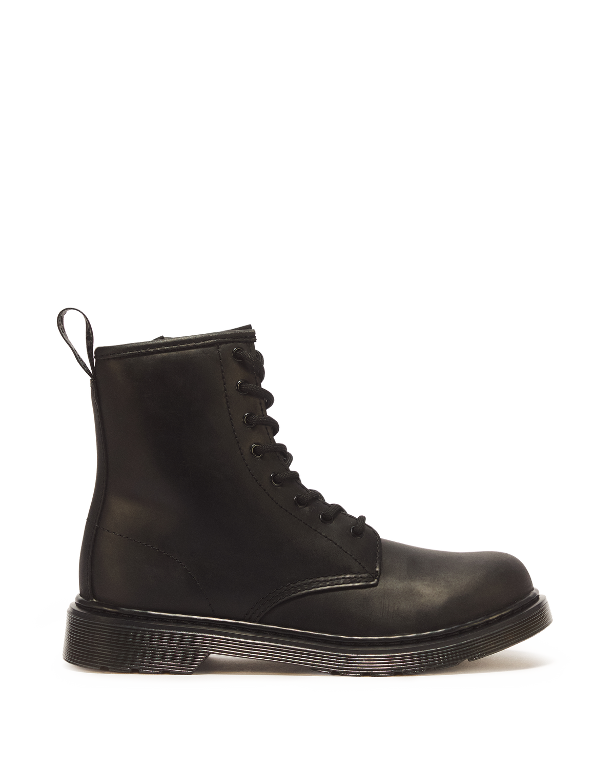 Junior 1460 Faux Fur Lined Boots in Black
