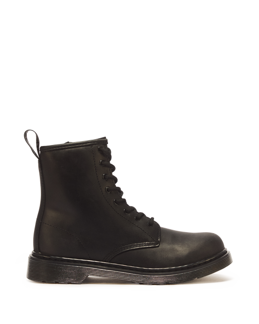 Junior 1460 Faux Fur Lined Boots in Black