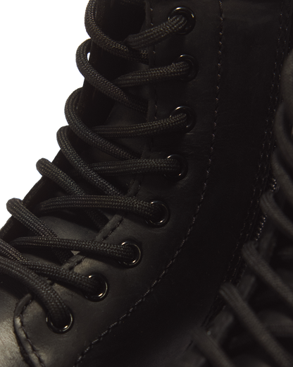 Junior 1460 Faux Fur Lined Boots in Black