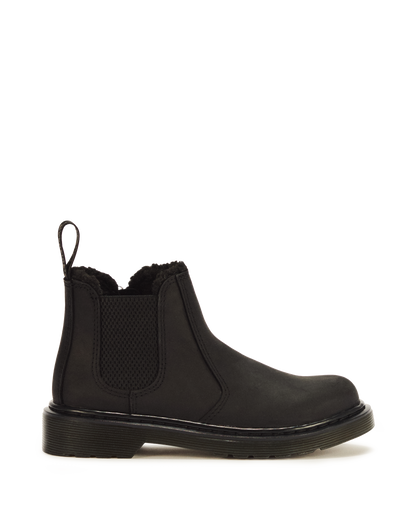 Junior 2976 Leonore Faux Fur Lined Chelsea Boots in Black
