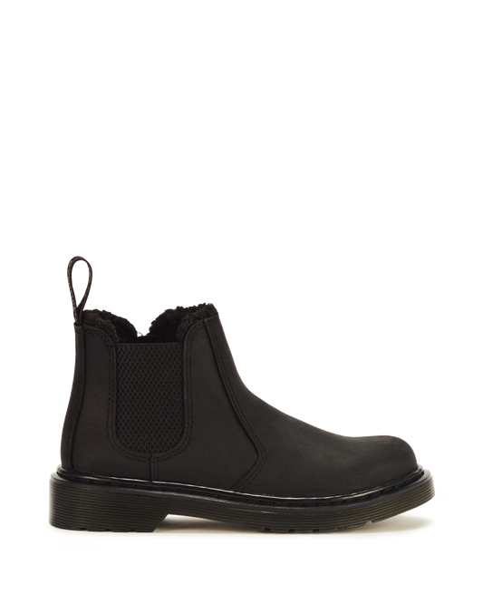 Junior 2976 Leonore Faux Fur Lined Chelsea Boots in Black