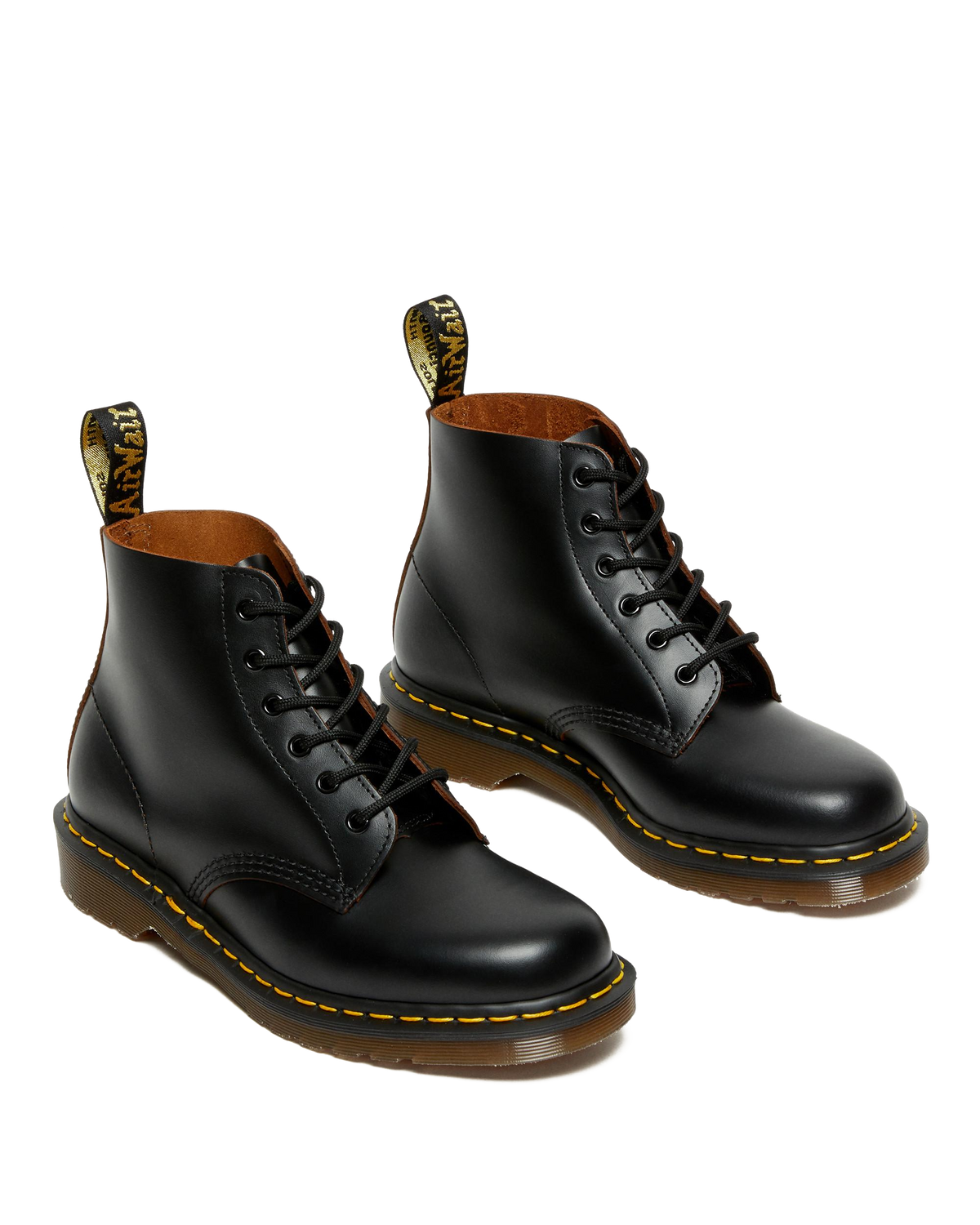 Vintage 101 Leather Ankle Boots in Black