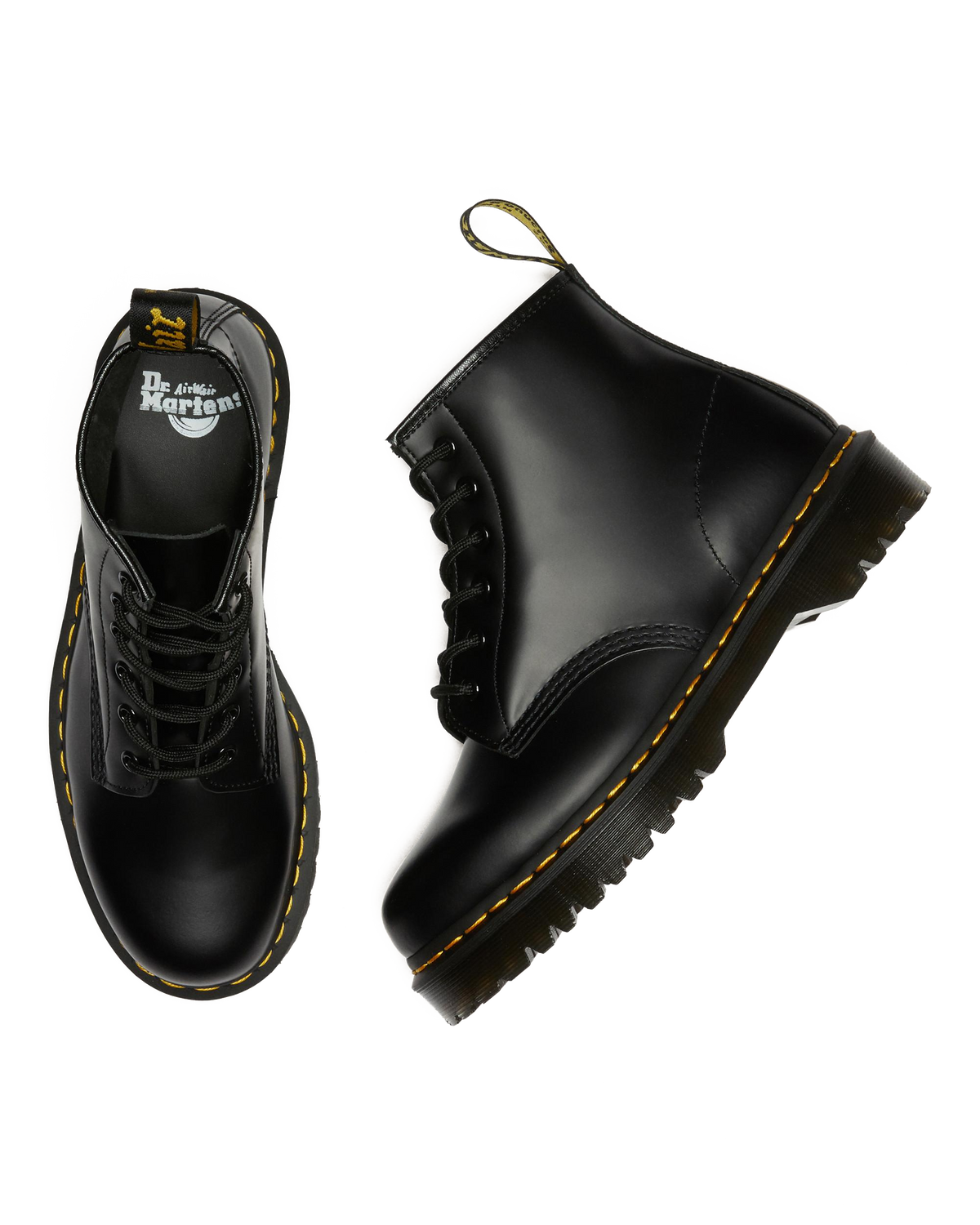 101 Bex Smooth Leather Ankle Boots in Black