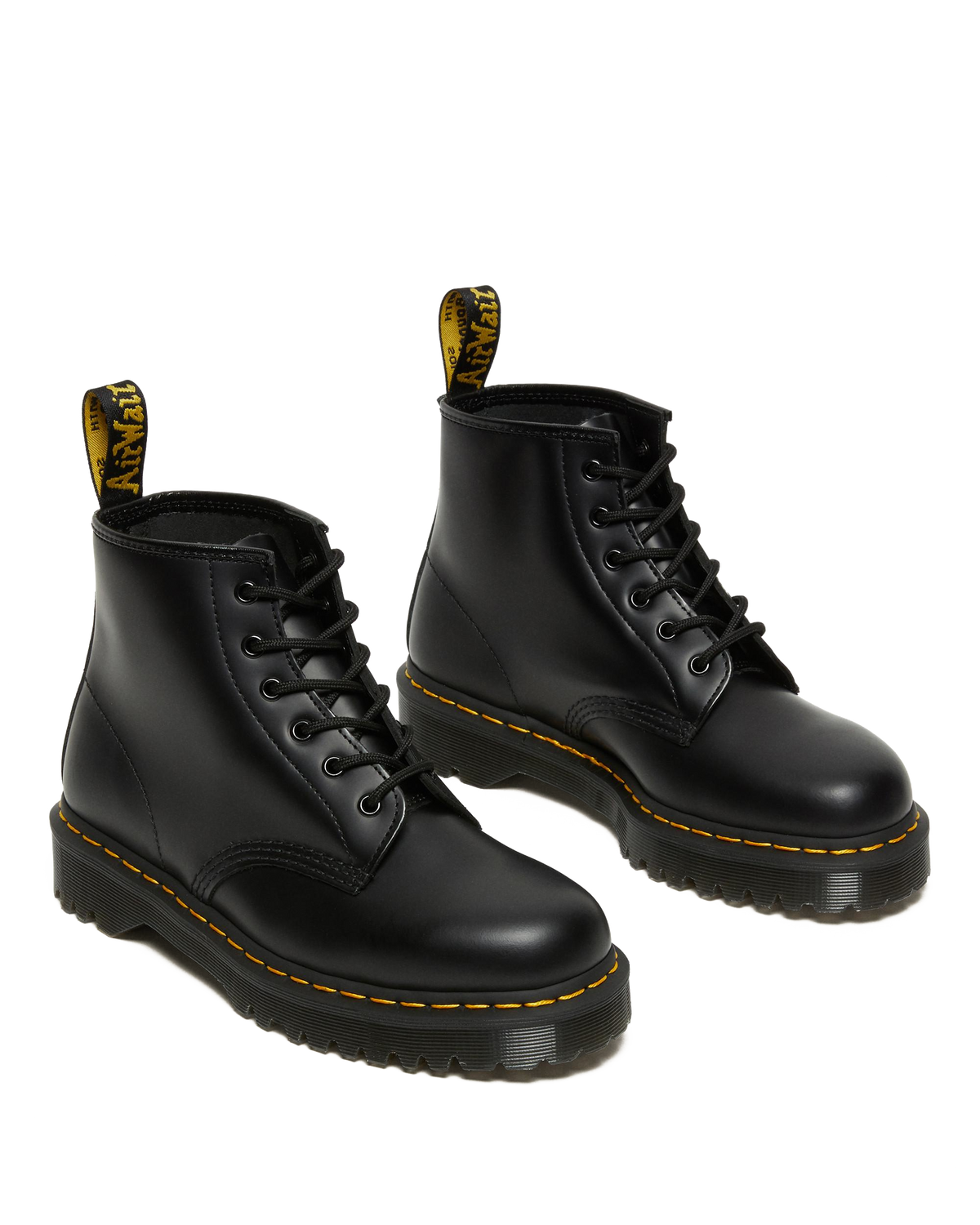 101 Bex Smooth Leather Ankle Boots in Black