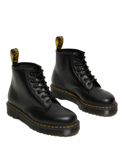 101 Bex Smooth Leather Ankle Boots in Black