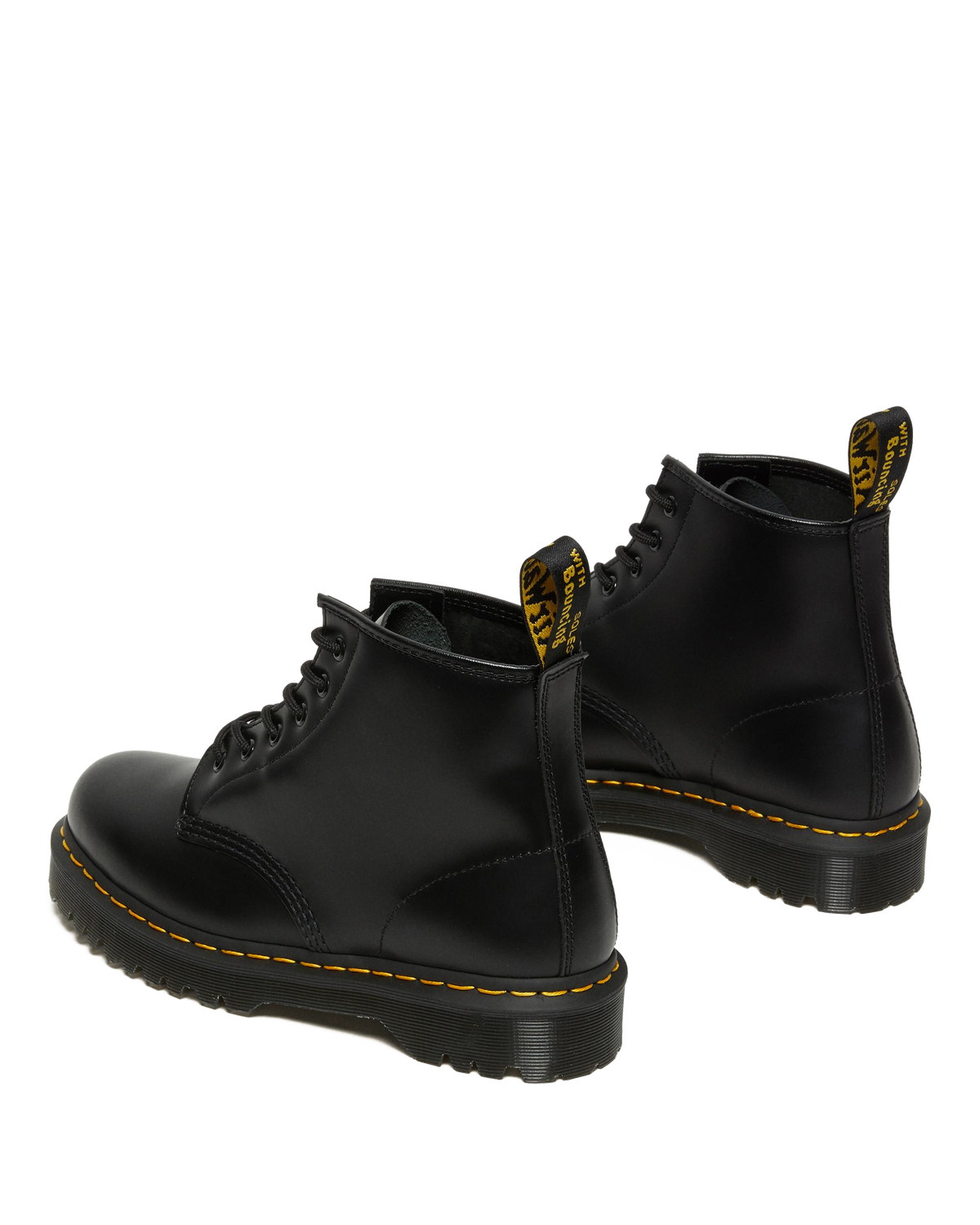 101 Bex Smooth Leather Ankle Boots in Black