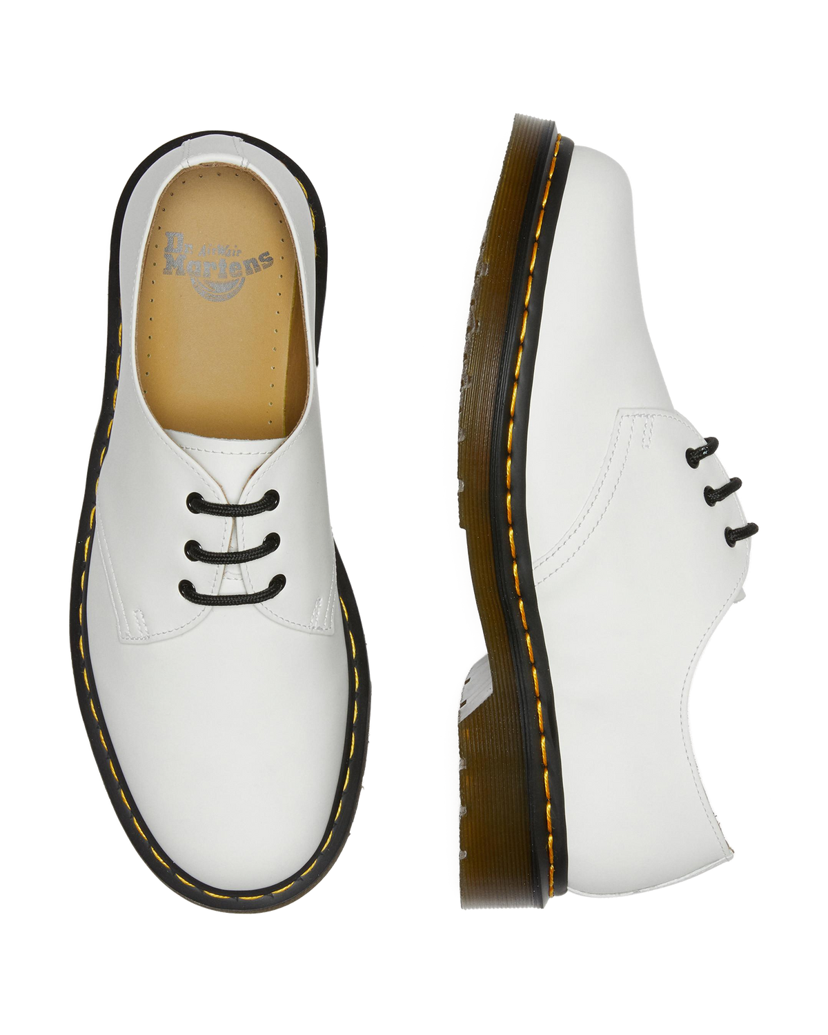 1461 Smooth Leather Oxford Shoes in White