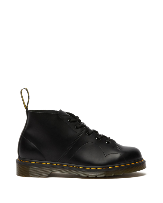 Church Smooth Leather Monkey Boots in Black